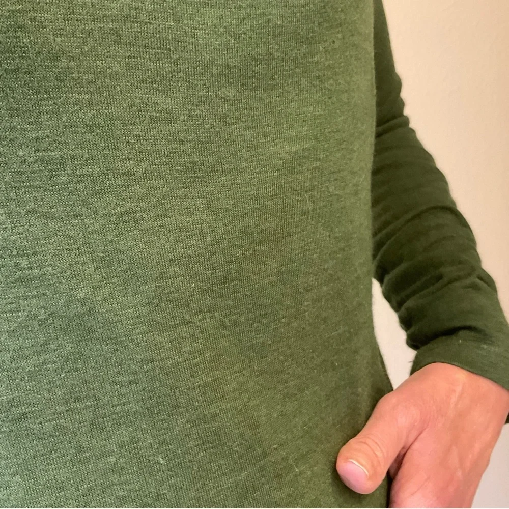 Staccato Green Stretch Cardigan / Jacket, Side Front Zip, Side Pockets, Sz S - Picture 11 of 14